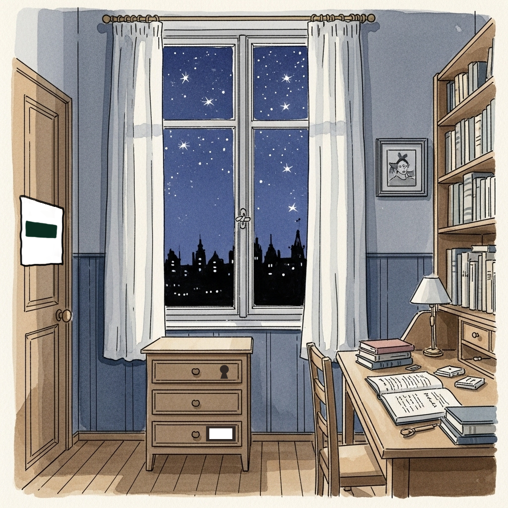 夜空が見える部屋サムネイル